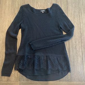 Lucky Brand black blouse